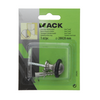 Mack 1047647 - cylindre d'arrêt de porte modèle aspect acier inoxydable ø 28h28 mm 1 pièce pièce | 6 pièces