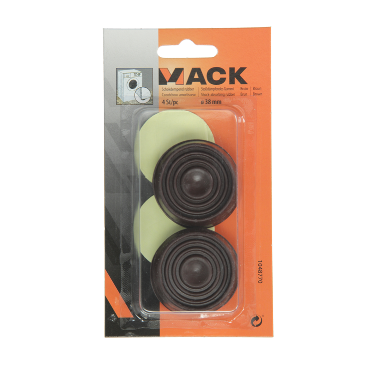 Mack 1048770 - caoutchouc amortisseur marron ø 40 mm 4 pcs | 6 pièces