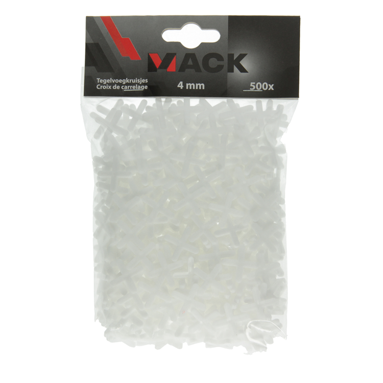 Mack 1066056 - entretoises pour joints de carrelage 4mm 500pcs | 5 pièces