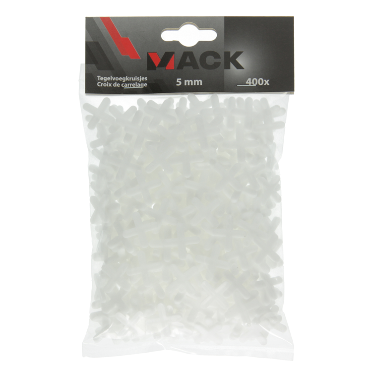 Mack 1066057 - entretoises pour joints de carrelage 5mm 400pcs | 5 pièces