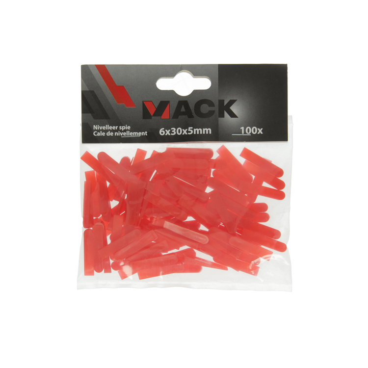 Mack 1066060 - cale de nivellement 6x30x5mm 100pcs | 5 pièces