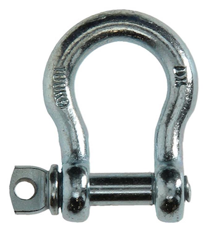 Mack 1008528 - 2 mors ovales 6mm galvanisés | 10 pièces