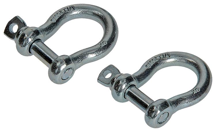 Mack 1008529 - 2 mors ovales 8mm galvanisés | 10 pièces