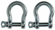Mack 1008529 - 2 mors ovales 8mm galvanisés | 10 pièces
