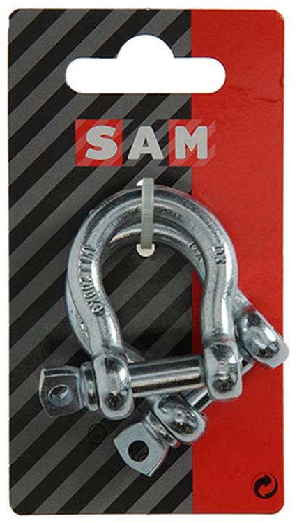Mack 1008529 - 2 mors ovales 8mm galvanisés | 10 pièces