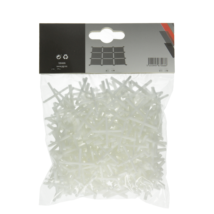 Mack 1004606 - entretoises pour joints de carrelage 2mm 250pcs | 10 pièces
