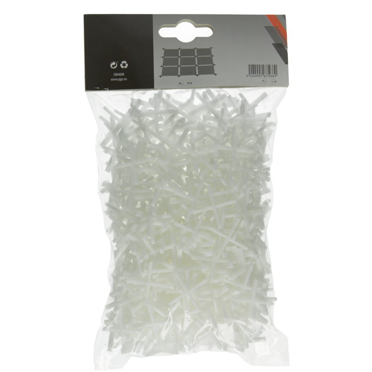 Mack 1004608 - entretoises pour joints de carrelage 2mm 500pcs | 10 pièces