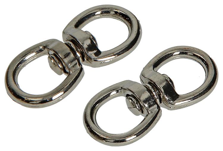 Mack 1008532 - 2 clous tournants nickelés 20x20mm k | 5 pièces