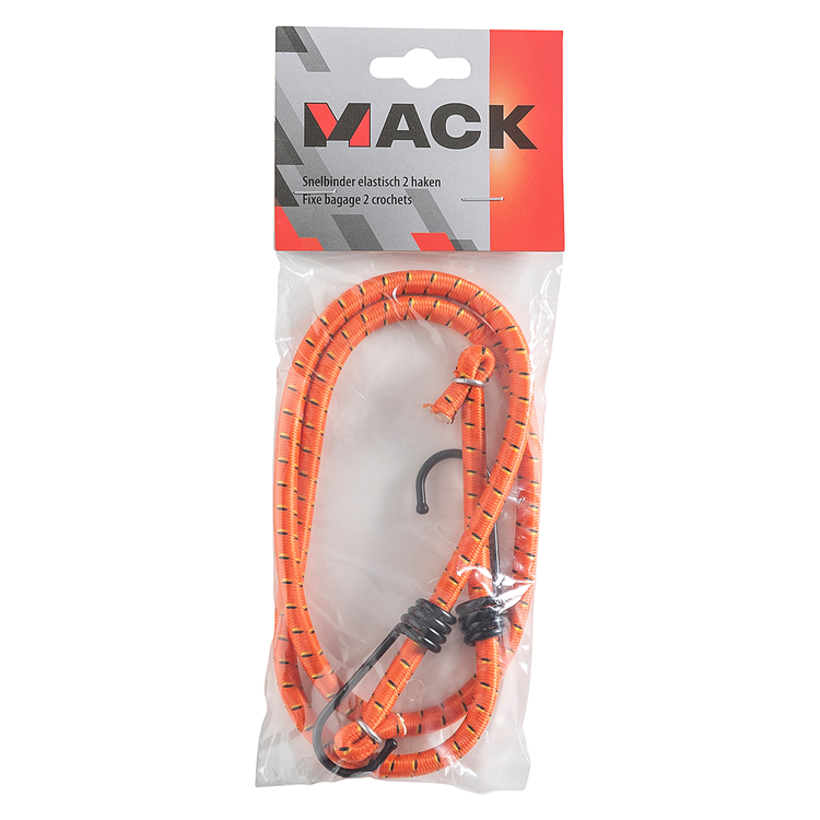 Mack 1006828 - sangle élastique 2 crochets rouge | 5 pièces