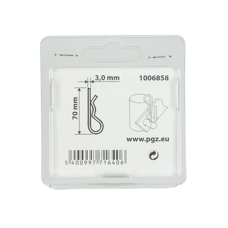 Mack 1006858 - 2 circlips simples galvanisés 3mm bl | 5 pièces
