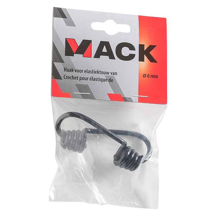 Mack 1006927 - 2 crochets pour corde élastique 6mm | 5 pièces