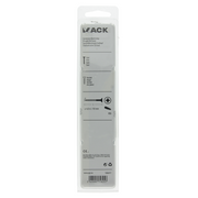 Mack 1006977 - vis pour panneaux d'aggloméré avec tête galvanisée jaune 4pcs 6 x 150mm | 5 pièces - afbeelding 3