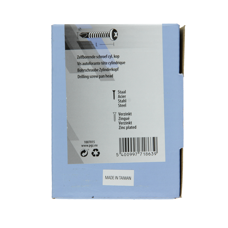 Mack 1007015 - culasse à vis auto-aléseuse 200 200 pcs 4,8x25mm | 5 pièces