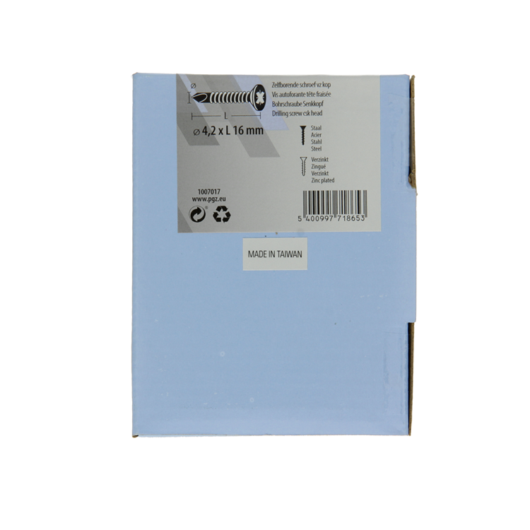 Mack 1007017 - vis auto-perceuse tête vz 200 200 pcs 4,2x16mm | 5 pièces
