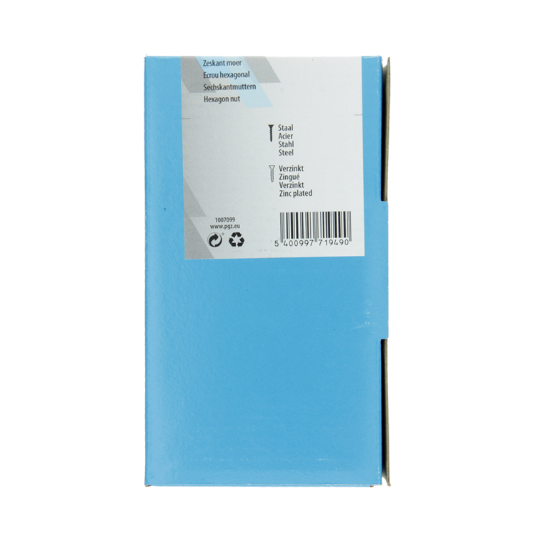 Mack 1007099 - écrous hexagonaux 100 pièces m12 | 5 pièces