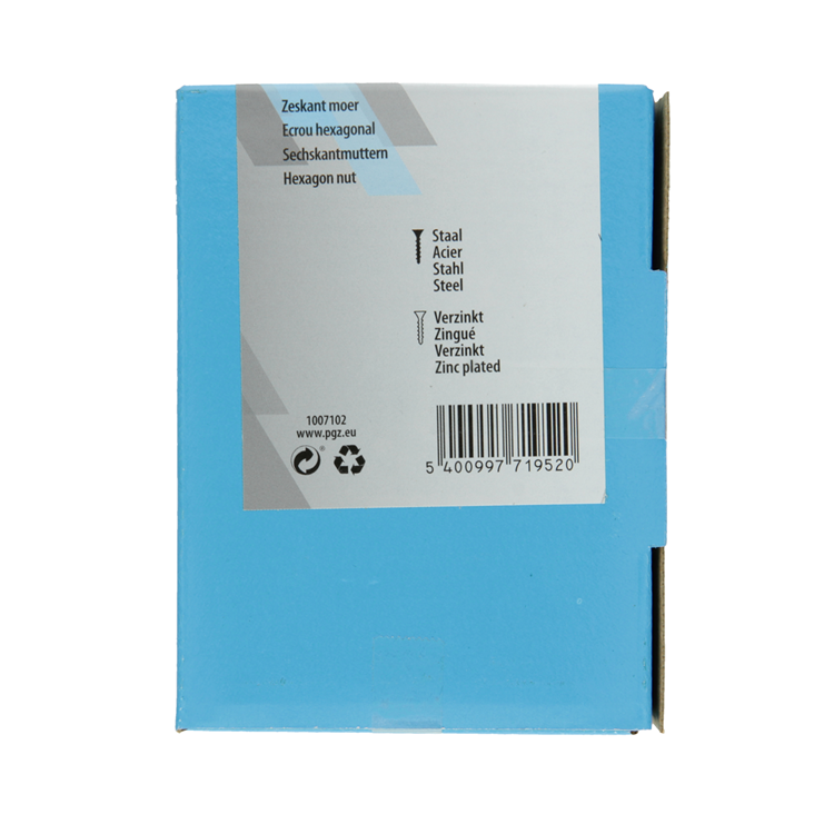 Mack 1007102 - écrous hexagonaux 15 pièces m18 | 3 pièces