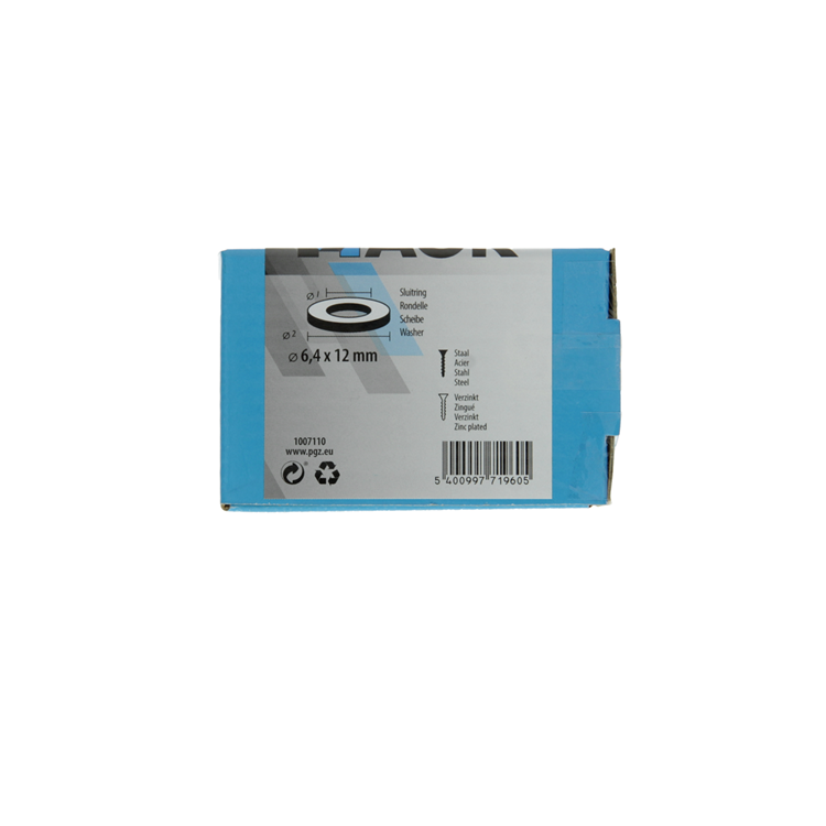 Mack 1007110 - rondelles 200 pcs m6 | 5 pièces