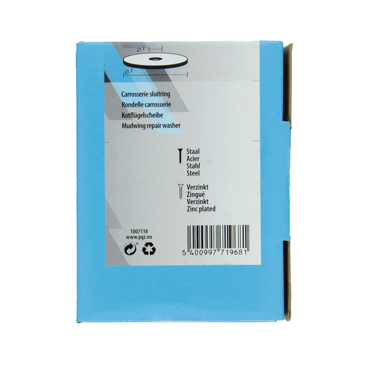 Mack 1007118 - anneaux de corps 200 pièces 4,2 x 20 mm | 5 pièces