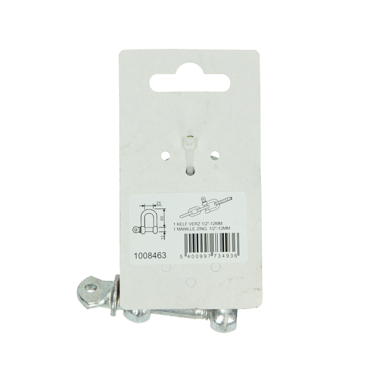 Mack 1008463 - 1 chanfrein droit 12mm galvanisé | 10 pièces