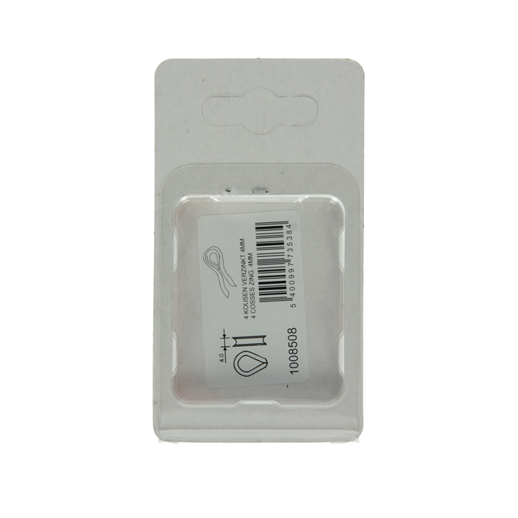Mack 1008508 - 4 prises 4mm galvanisées | 10 pièces