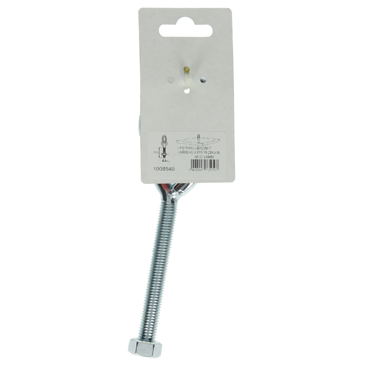 Mack 1008540 - 1 anneau de puits m12 x 100mm galvanisé | 10 pièces