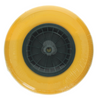 1039748 - roue de brouette increvable ø 400 jante verte | 3 pièces