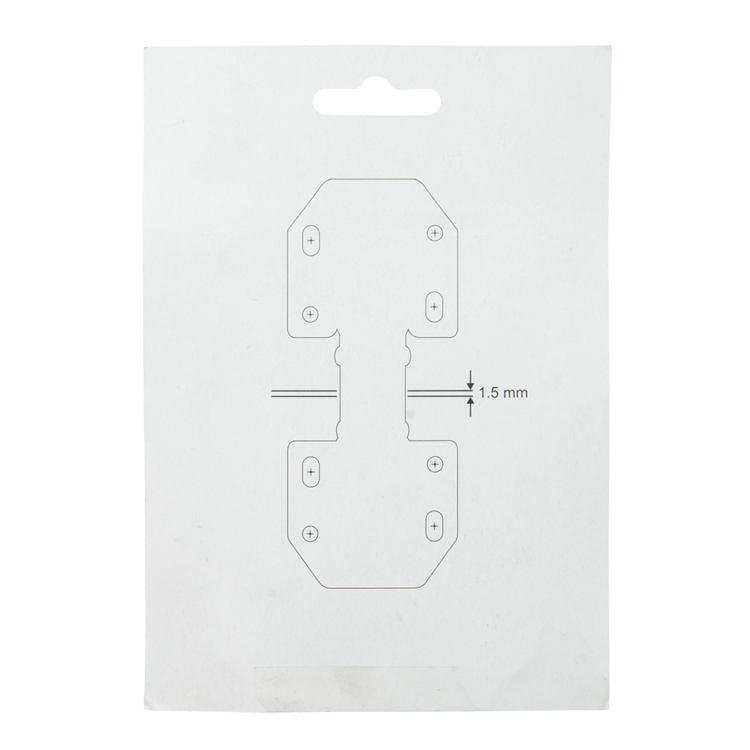 Mack 1013624 - 2 charnières à ressort nickelées easy-line | 5 pièces