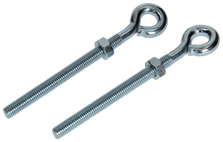 Mack 1008552 - 2 boulons à œil + écrou m8 x 100mm galvanisé | 10 pièces