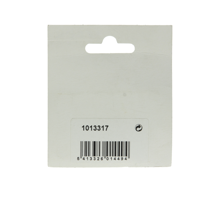 Mack 1013317 - 12 supports d'étagère ø 7mm manchons ø 7,5 mm nickelés | 5 pièces