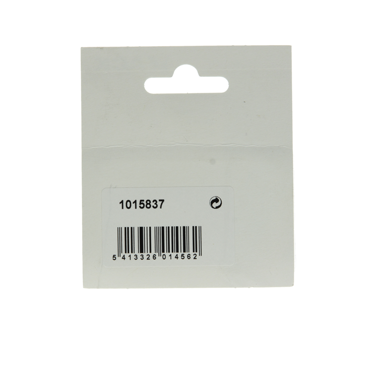 Mack 1015837 - 20 équerres d'étagère plastique blanc ø 5 mm | 10 pièces