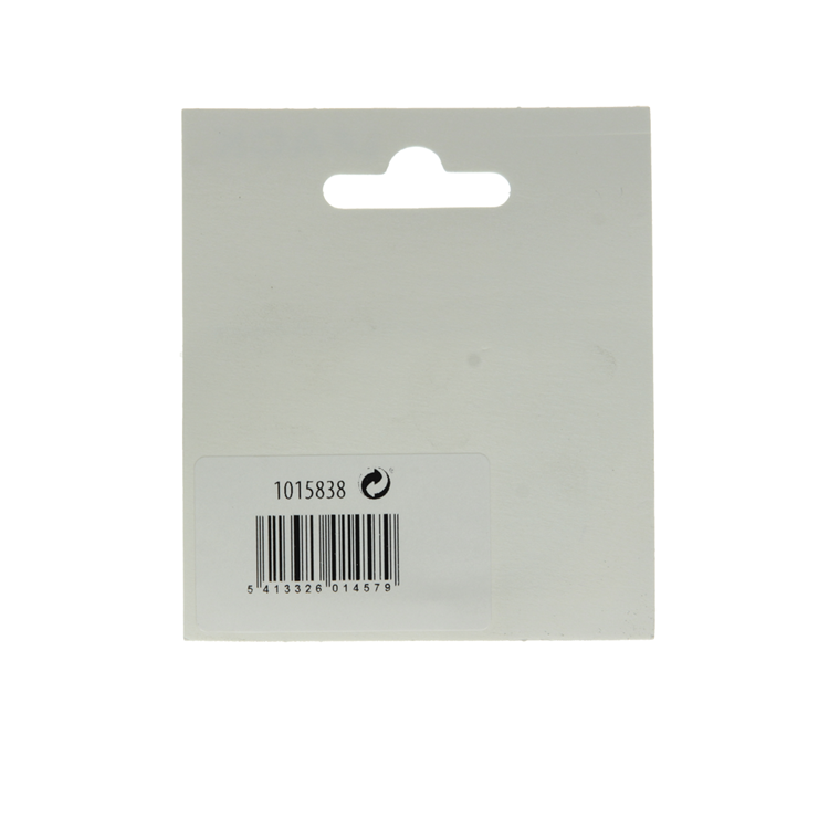 Mack 1015838 - 20 équerres d'étagère plastique blanc ø 6 mm | 10 pièces