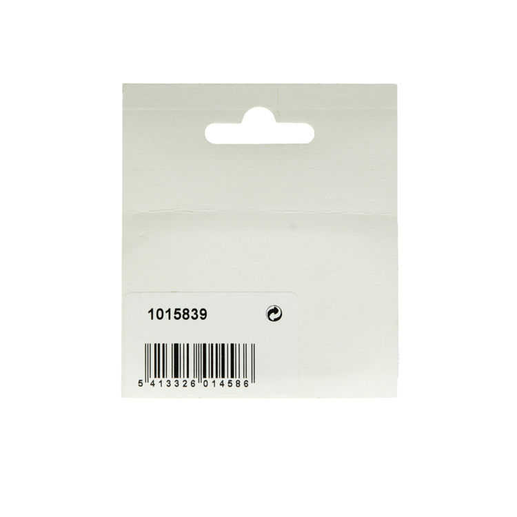 Mack 1015839 - 20 équerres d'étagère plastique blanc ø 7 mm | 10 pièces
