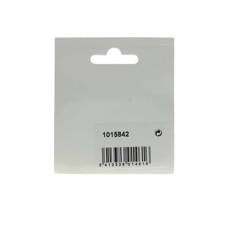 Mack 1015842 - 20 équerres d'étagère plastique marron ø 7 mm | 5 pièces