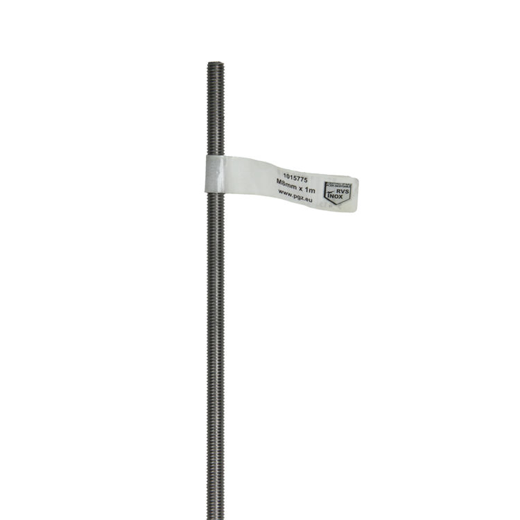 Mack 1015775 - tiges filetées inox a2 din 976 m8x1m | 10 pièces