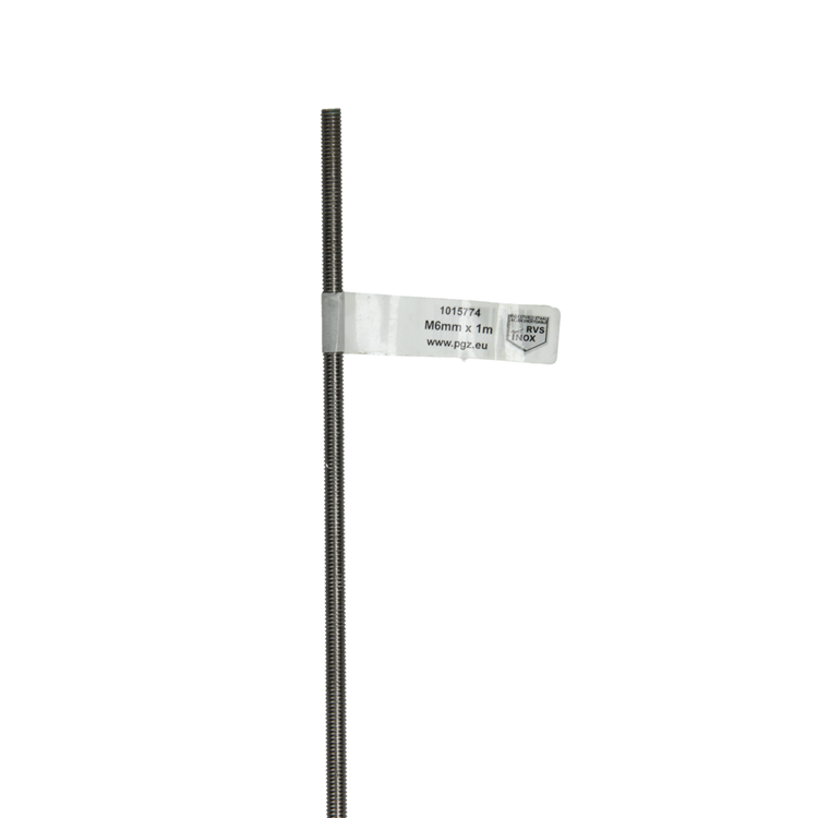 Mack 1015774 - tiges filetées inox a2 din 976 m6x1m | 10 pièces