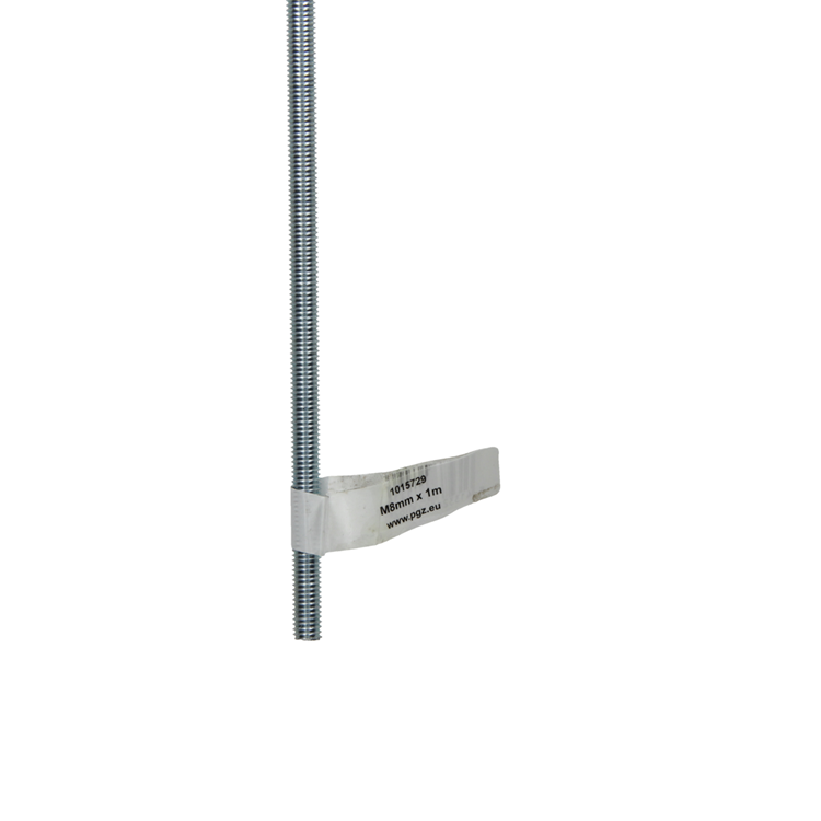 Mack 1015729 - tiges filetées galvanisées din 976 m8x1m | 10 pièces