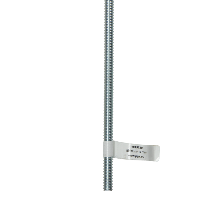 Mack 1015730 - tiges filetées galvanisées din 976 m10x1m | 10 pièces