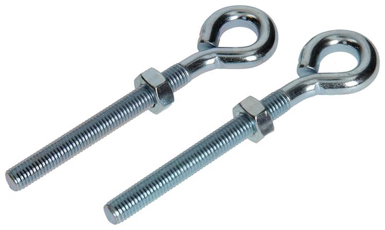 Mack 1008557 - 2 boulons à œil + écrou m10 x 100mm galvanisé | 10 pièces