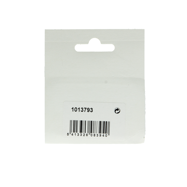 Mack 1013793 - 4 carrés plissés peints en blanc 30x30mm | 10 pièces
