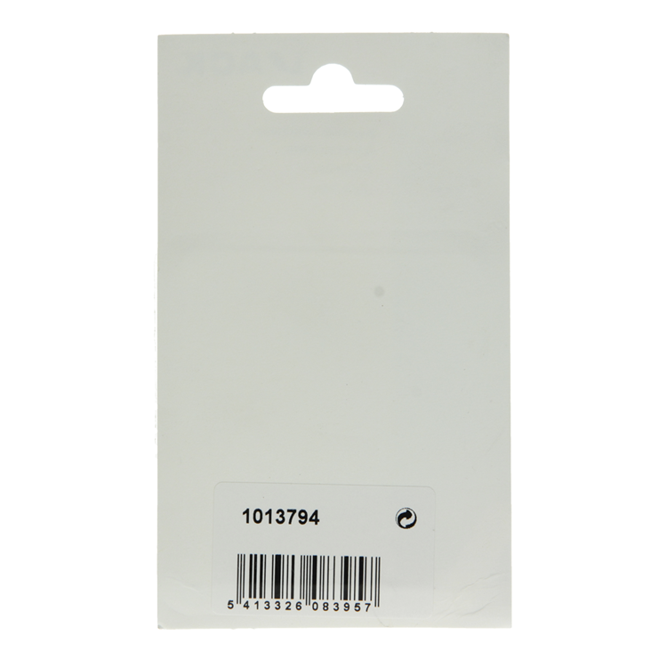 Mack 1013794 - 4 carrés plissés peints en blanc 40x40mm | 10 pièces