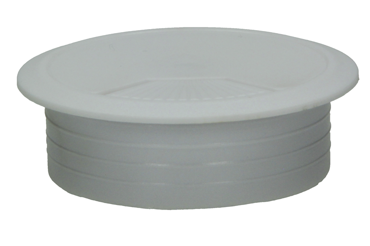 Mack 1014494 - 1 pot pour entrée de câble blanc ø 60 mm | 10 pièces