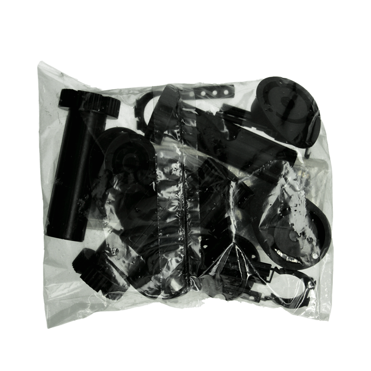 Mack 1014496 - jeu de 4 pieds de socle en plastique 150 mm | 10 pièces