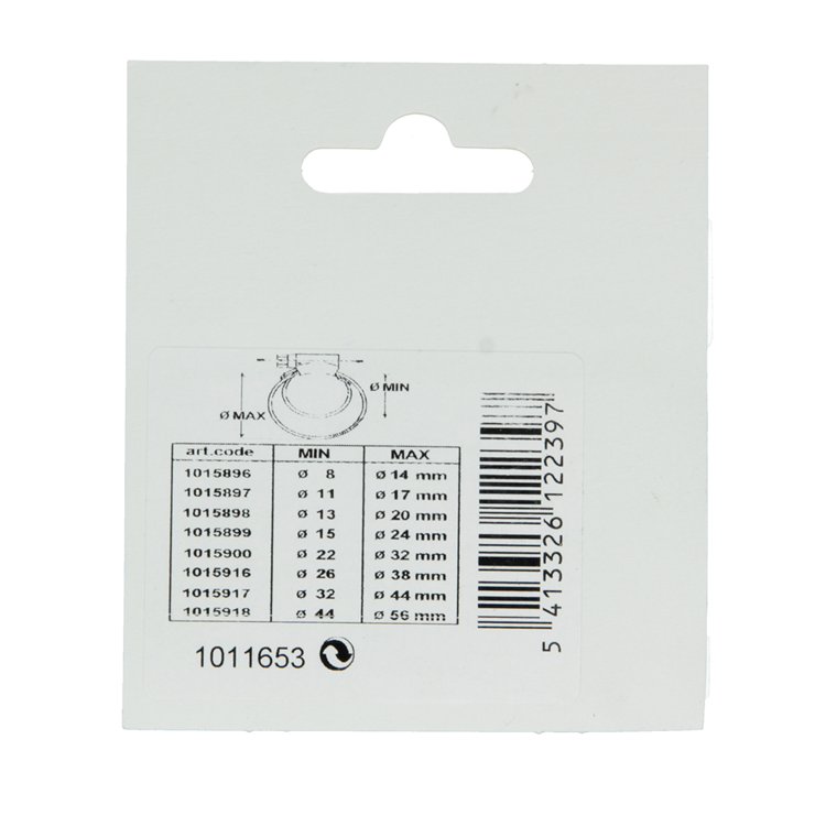 Mack 1011653 - 2 mini anneaux de tension galvanisés 7x9mm | 10 pièces
