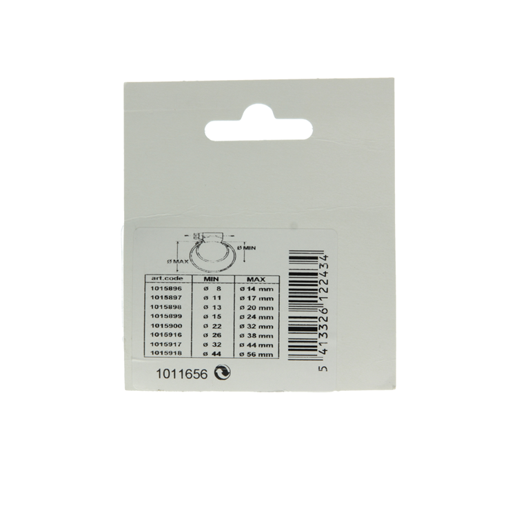 Mack 1011656 - collier de serrage plaqué 10-12mm 2pcs | 12 pièces