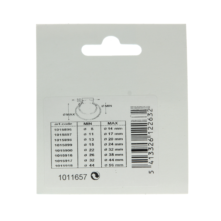 Mack 1011657 - 2 mini anneaux de tension galvanisés 11x13mm | 10 pièces