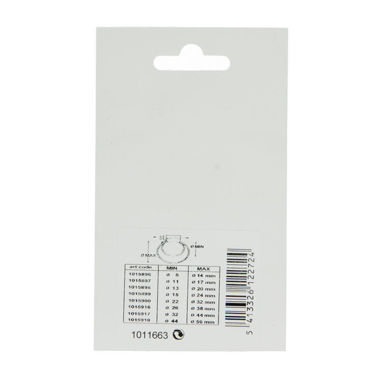 Mack 1011663 - collier de serrage en acier inoxydable 23-35mm 2 pcs | 10 pièces