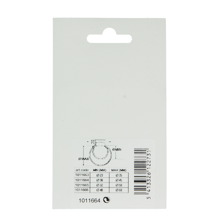 Mack 1011664 - collier de serrage en acier inoxydable 30-45mm 2pcs | 12 pièces