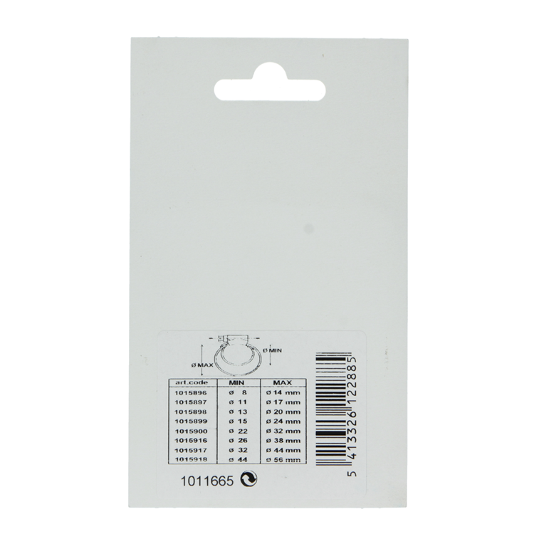 Mack 1011665 - collier de serrage acier inoxydable 32-50mm 2pcs | 12 pièces