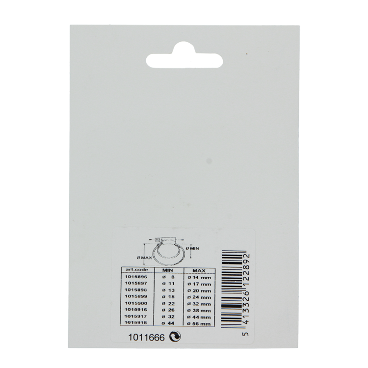 Mack 1011666 - 2 anneaux de tension inox 12mm 40x60mm | 10 pièces