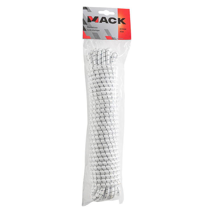 Mack 1014962 - toron de corde élastique 8mm 10m | 5 pièces
